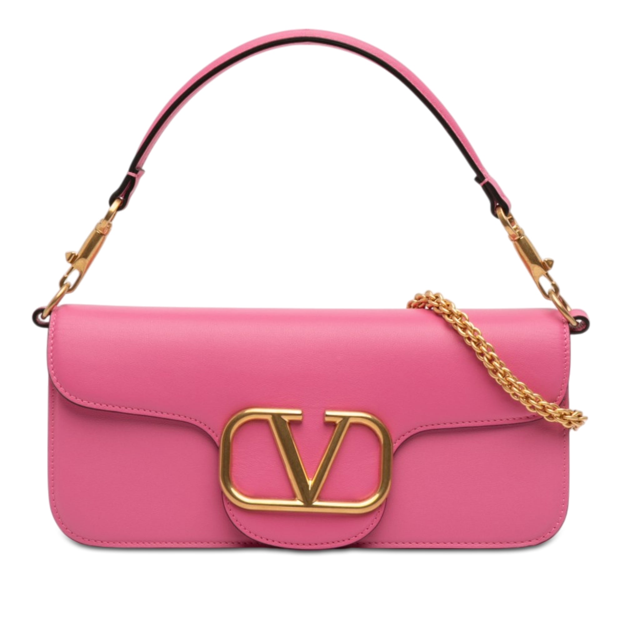 Medium Calfskin VLogo Loco Satchel - Image 1