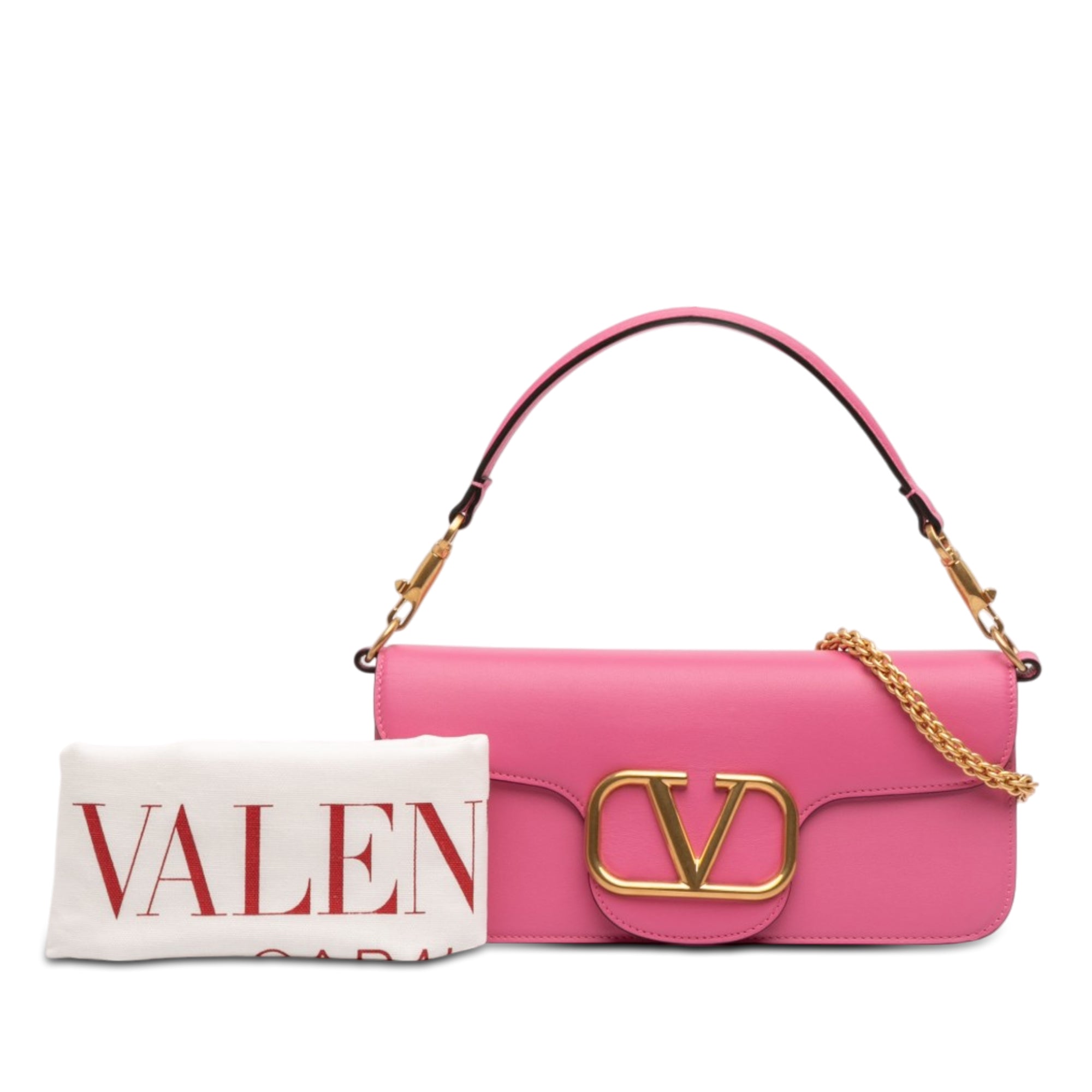 Medium Calfskin VLogo Loco Satchel - Image 7