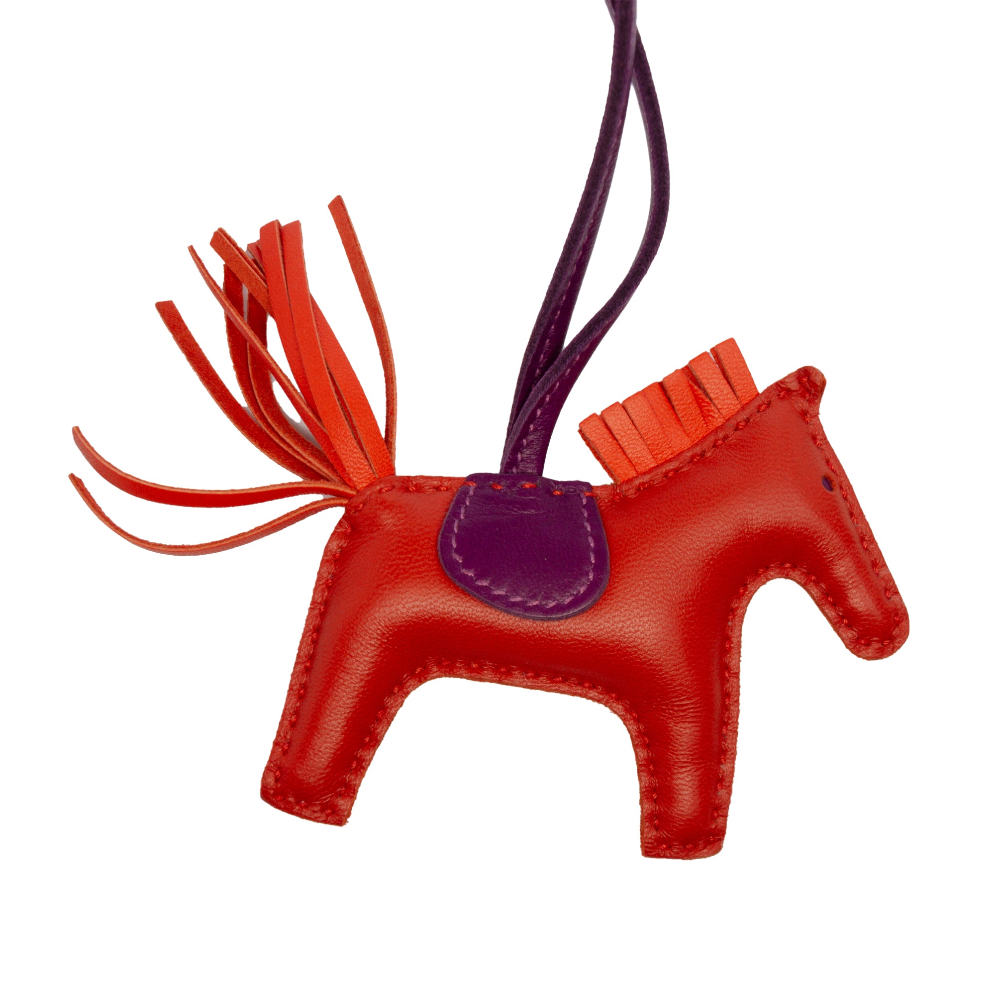 Milo Lambskin Grigri Rodeo Bag Charm PM - Image 4