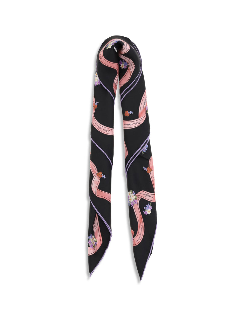 Dolce & Gabbana Scarf — Black Silk Scarfs