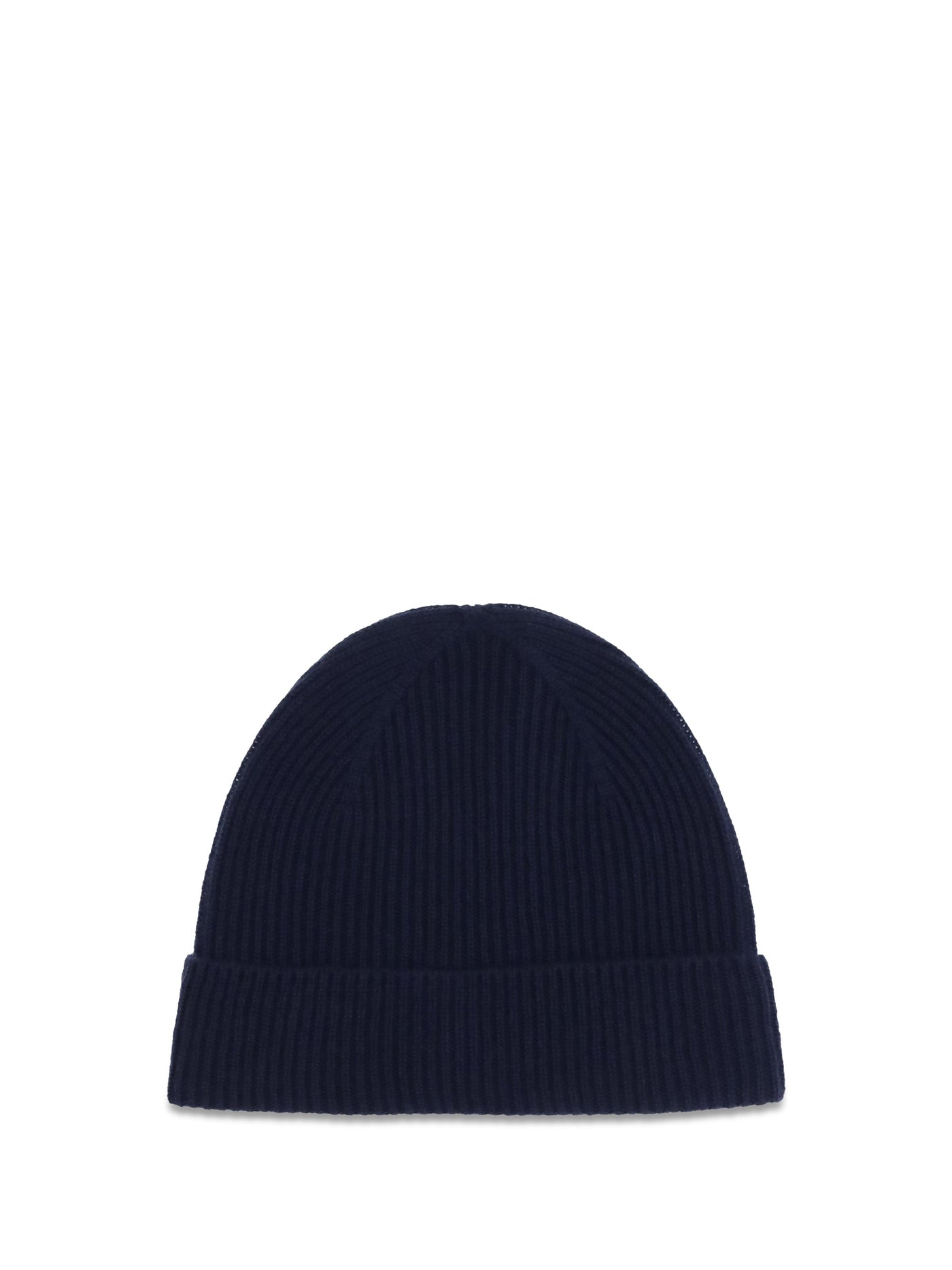 Kiton Ucpl003k0239l05 Ribbed Wool Beanie — Navy (ovis Aries) Beanies