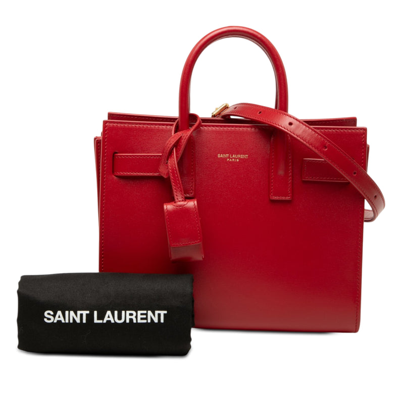 Nano Leather Sac De Jour Satchel - Image 6