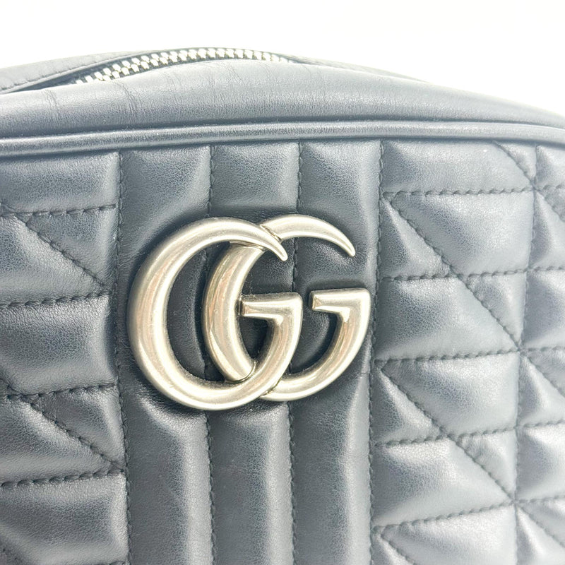 Gucci Gg Marmont Matelasse Leather Black Bag