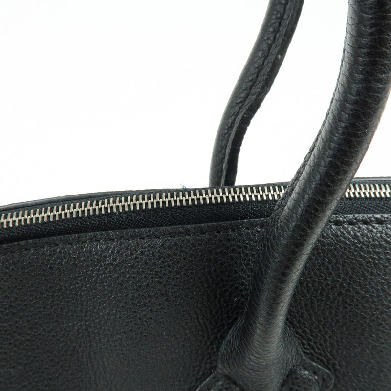 Louis Vuitton Soft Lockit Leather Black Bag
