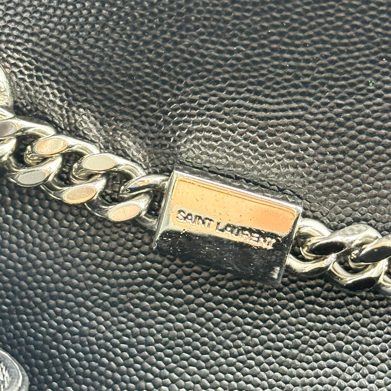Saint Laurent Classic Monogram Leather Black Bag