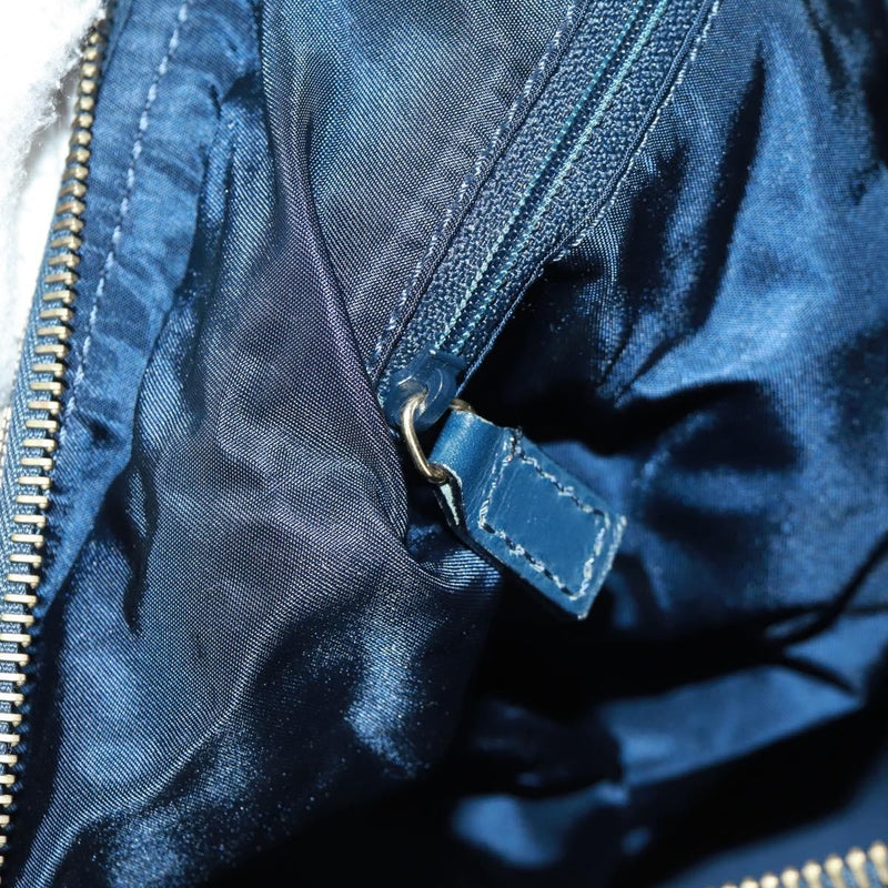 Christian Dior Vintage Trotter Boston Diorissimo Canvas Navy Bag