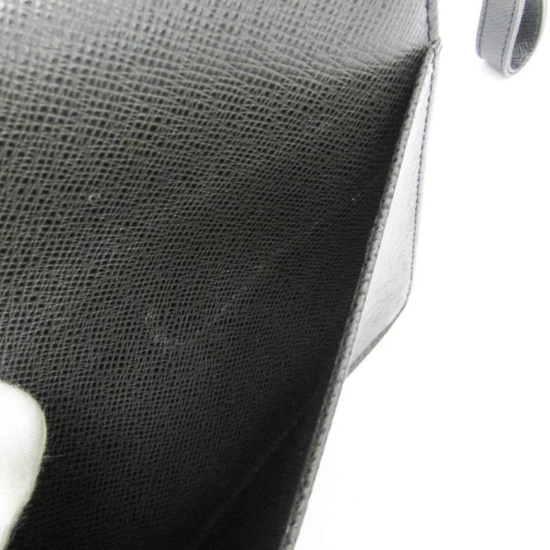 Louis Vuitton Selenga Pochette Taiga Leather Black Bag