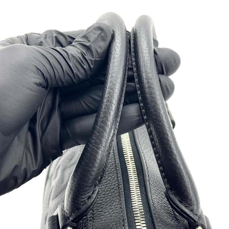 Gucci Convertible Jumbo Gg Embossed Leather Black Bag