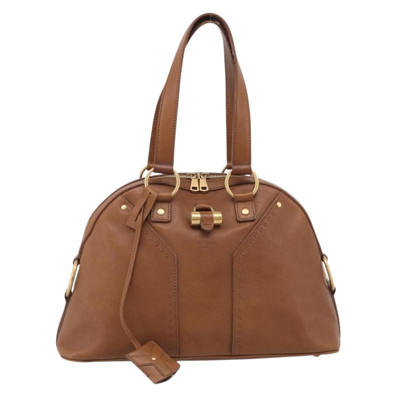Saint Laurent Muse Leather Brown Bag