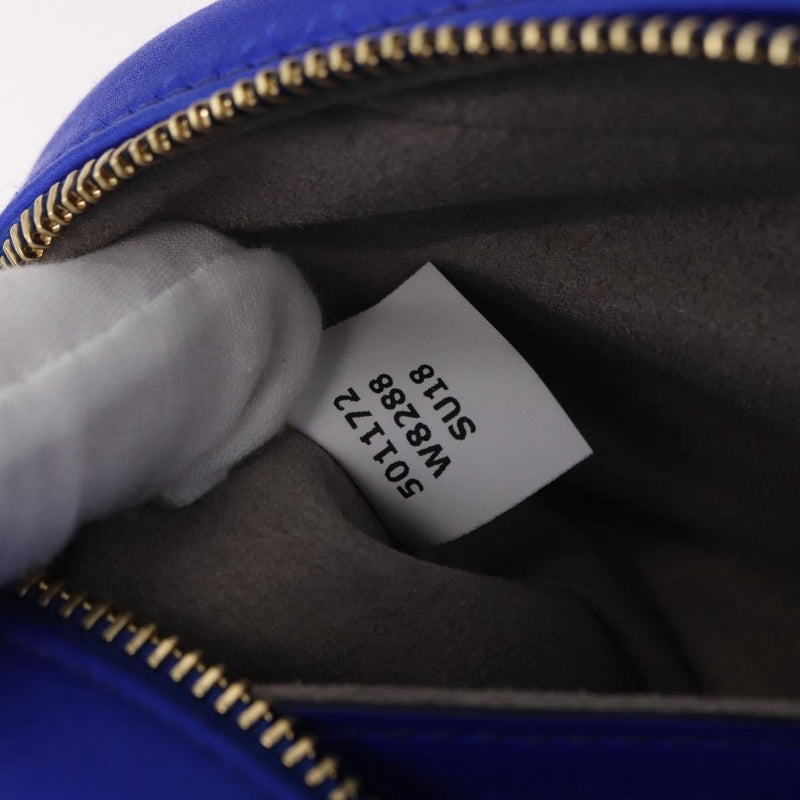 Stella Mccartney Star Camera Quilted Satin Blue Bag