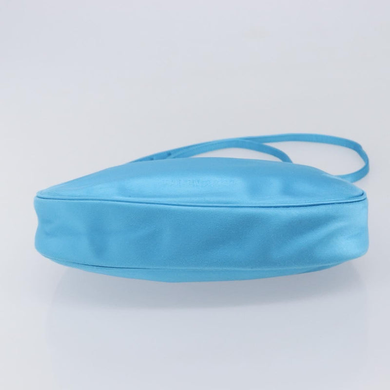 Balenciaga Leopolda Satin Blue Bag
