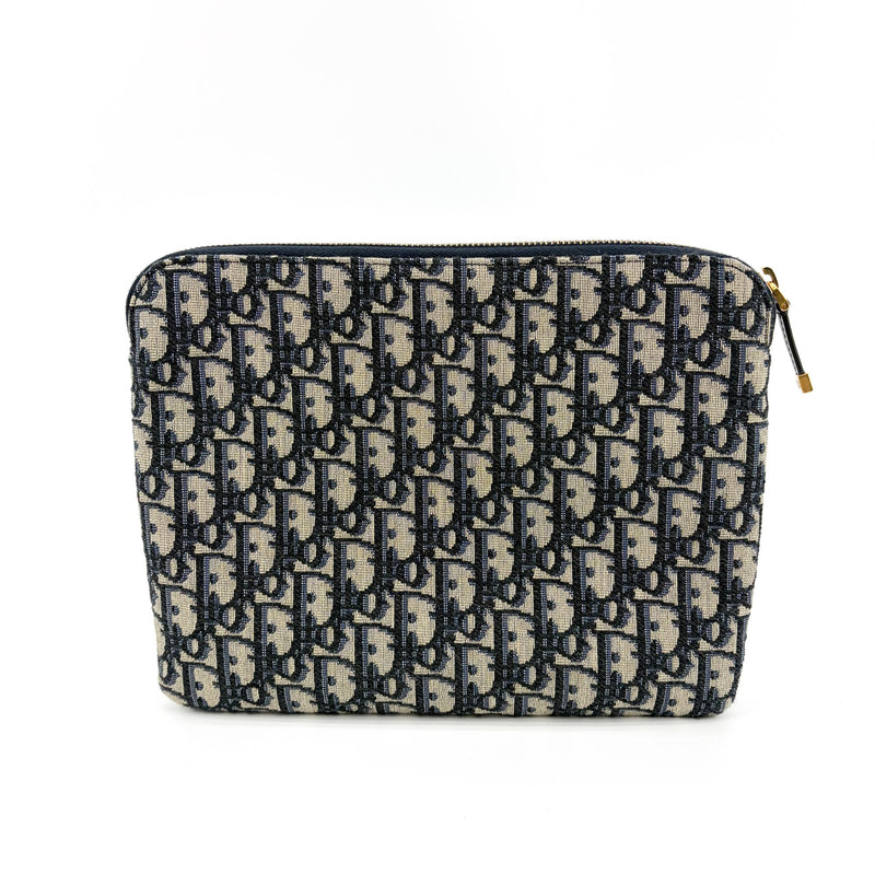 Christian Dior Travel Kit Oblique Canvas Beige Accessory