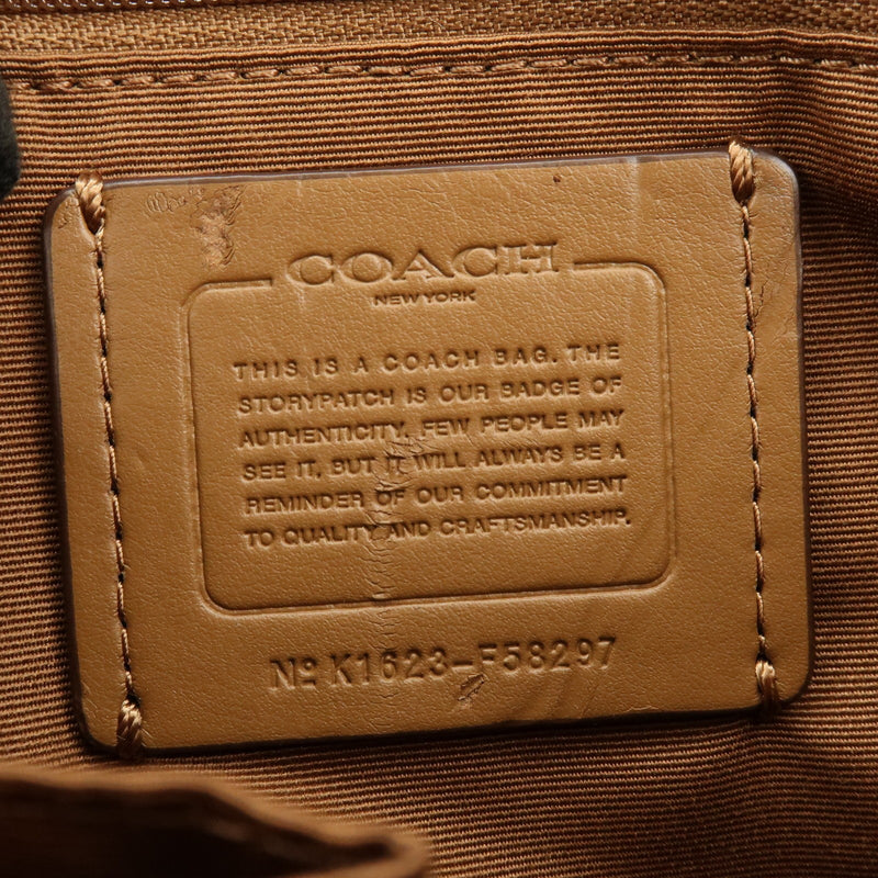 Coach Shoulder Canvas Brown Bag