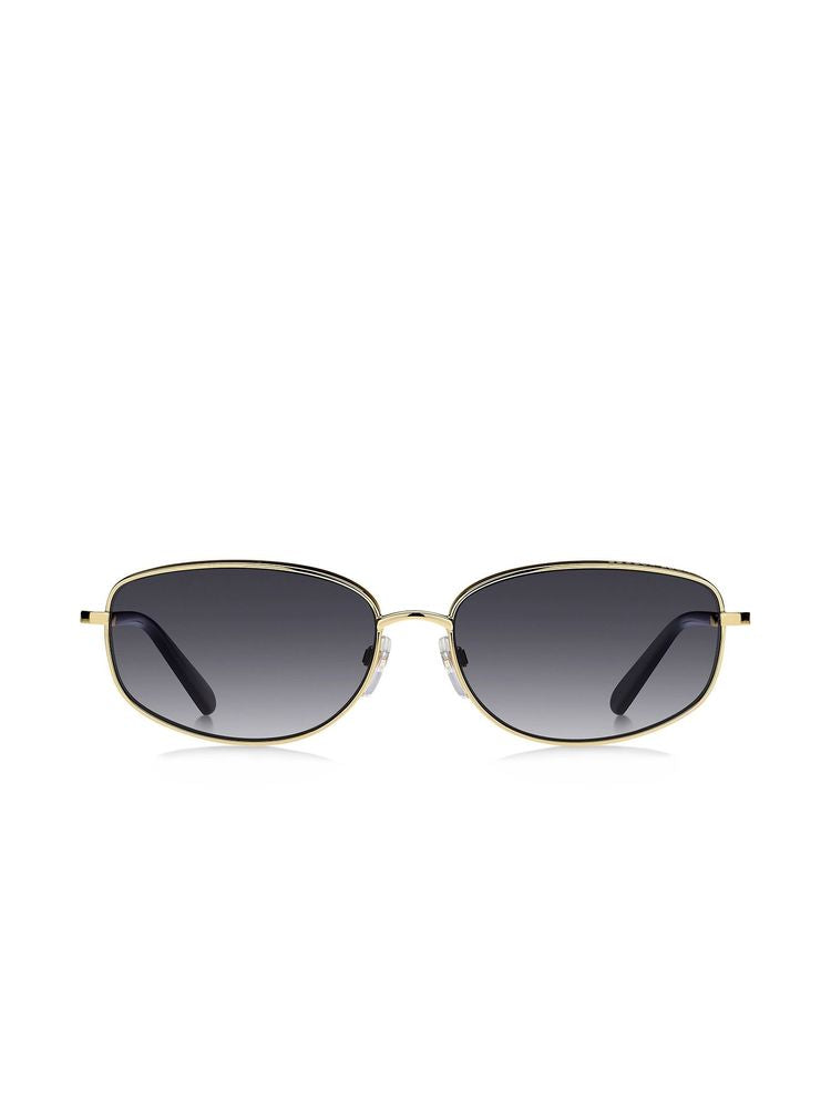 Marc Jacobs Metal Oval Sunglasses — Gold