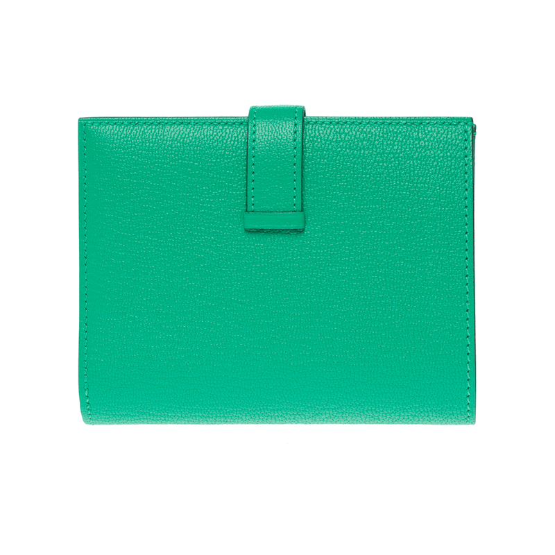 Accessoire Hermes Bearn En Cuir Vert - 102300 Mint Green
