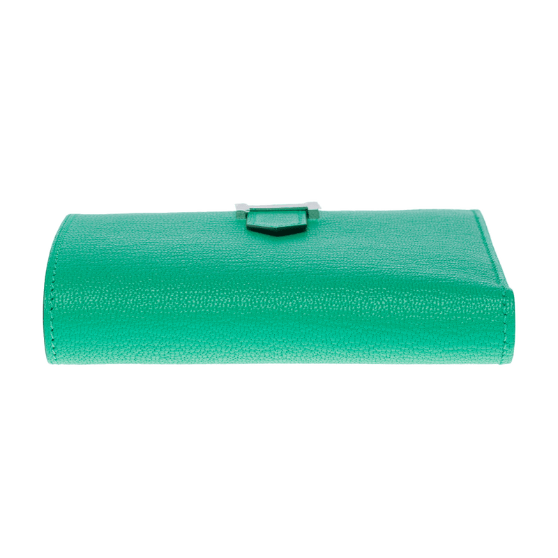Accessoire Hermes Bearn En Cuir Vert - 102300 Mint Green