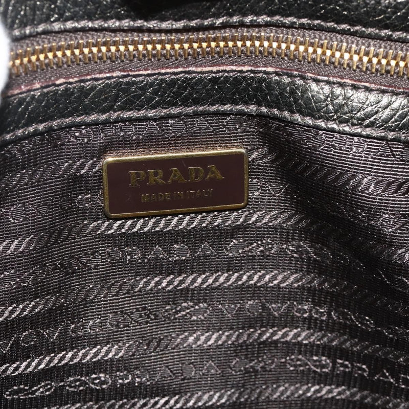 Prada Side Pocket Hobo Vitello Daino Gold Leather