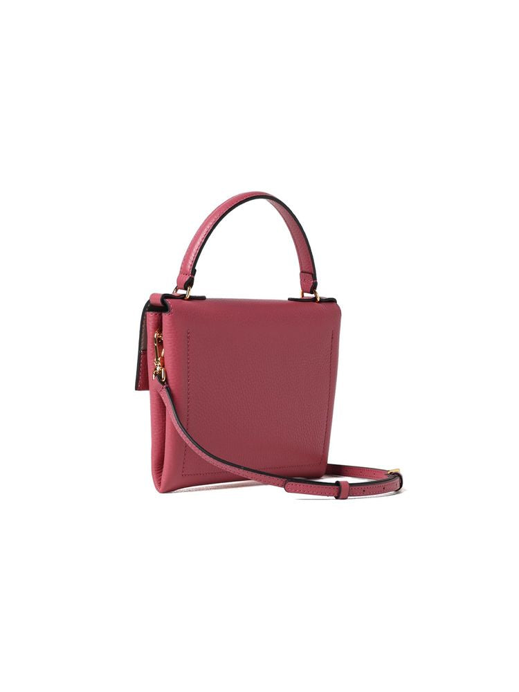 Coccinelle Shoulder Bag — Red Cowhide