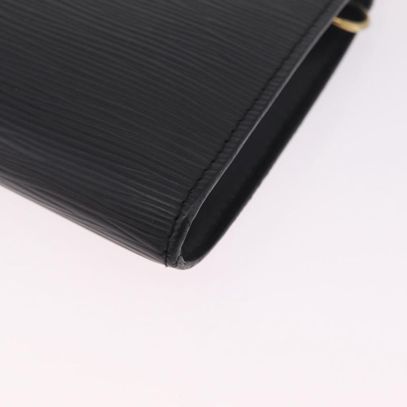 Louis Vuitton Pochette Accessoires Epi Leather Black Bag