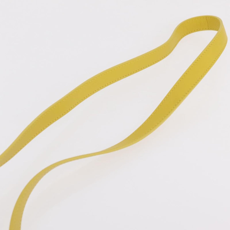Bottega Veneta Shell Leather Yellow Bag