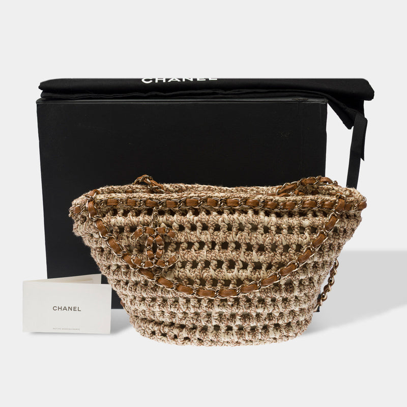 Sac Chanel En Cuir Beige - 103083