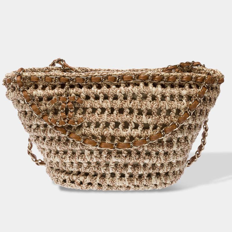 Sac Chanel En Cuir Beige - 103083