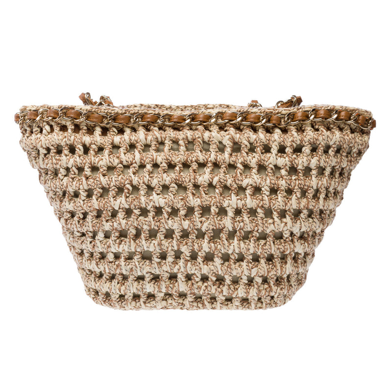 Sac Chanel En Cuir Beige - 103083