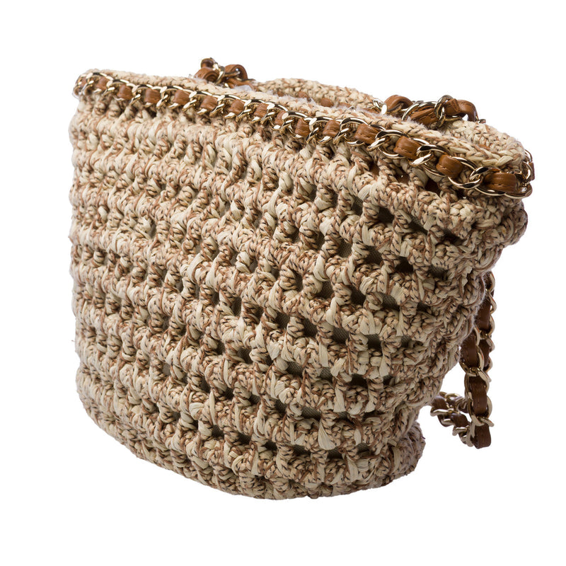 Sac Chanel En Cuir Beige - 103083