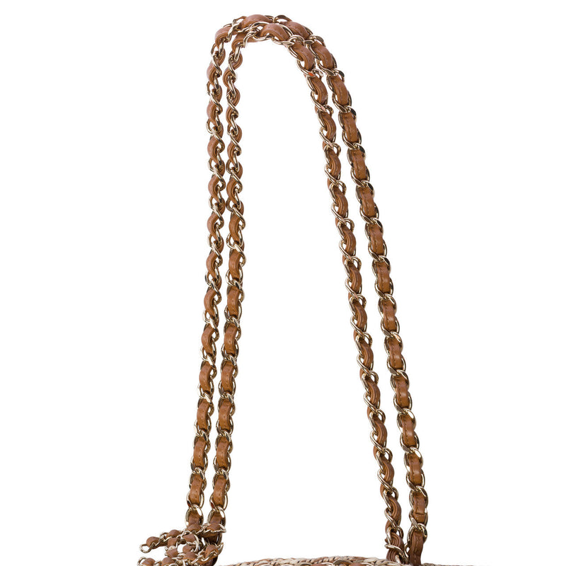 Sac Chanel En Cuir Beige - 103083