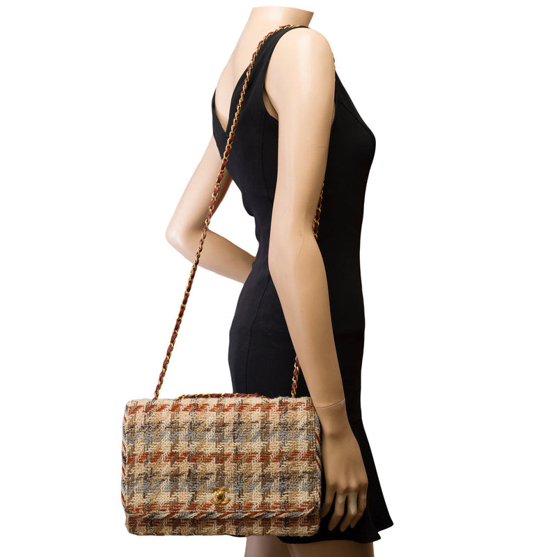 Sac Chanel Timeless-Classique En Tweed Multicolor - 103081