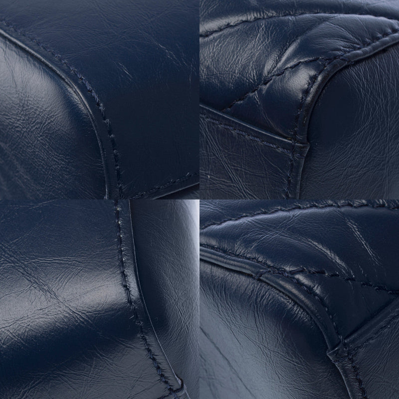Sac Chanel En Cuir Bleu - 103151 Blue