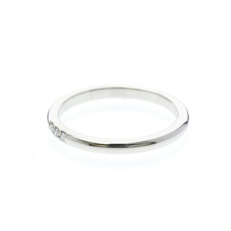 Tiffany & Co. Forever Band Platinum With Diamonds Silver Bijoux