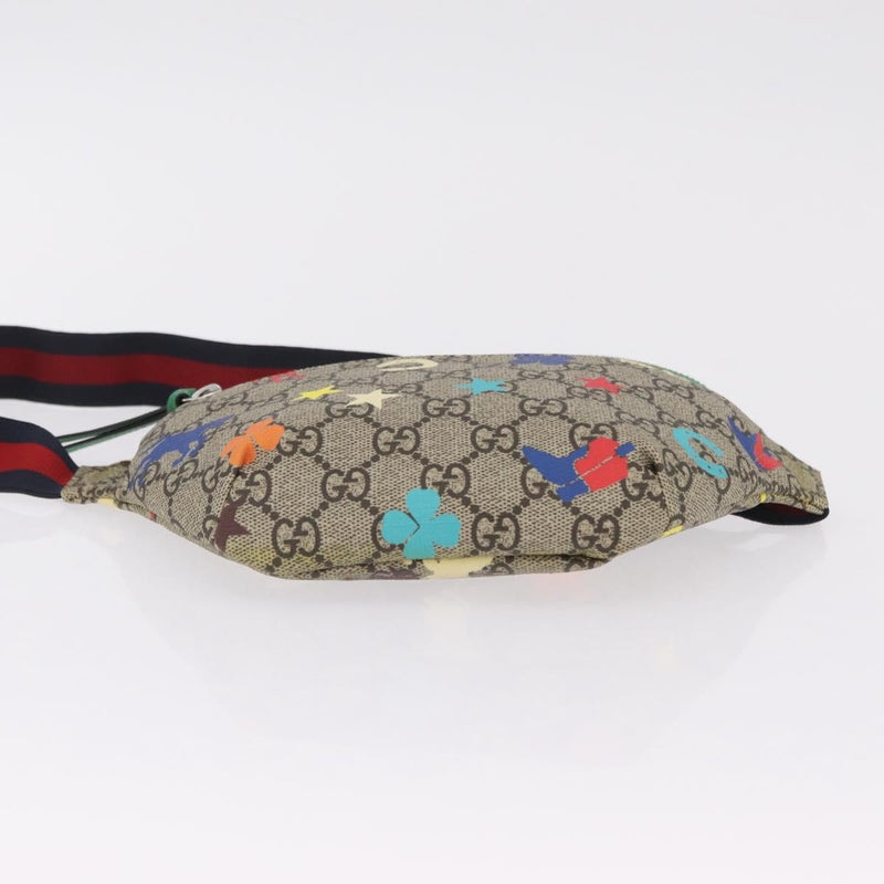 Gucci Childrens Belt Bag Printed Gg Coated Canvas Beige