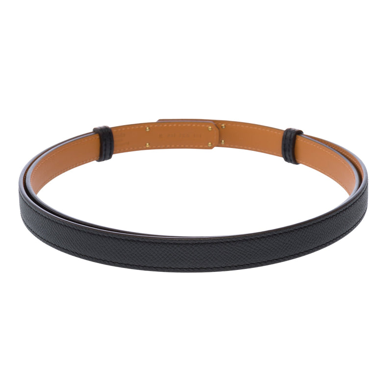 Accessoire Hermes Kelly En Cuir Noir - 103250 Black Belt