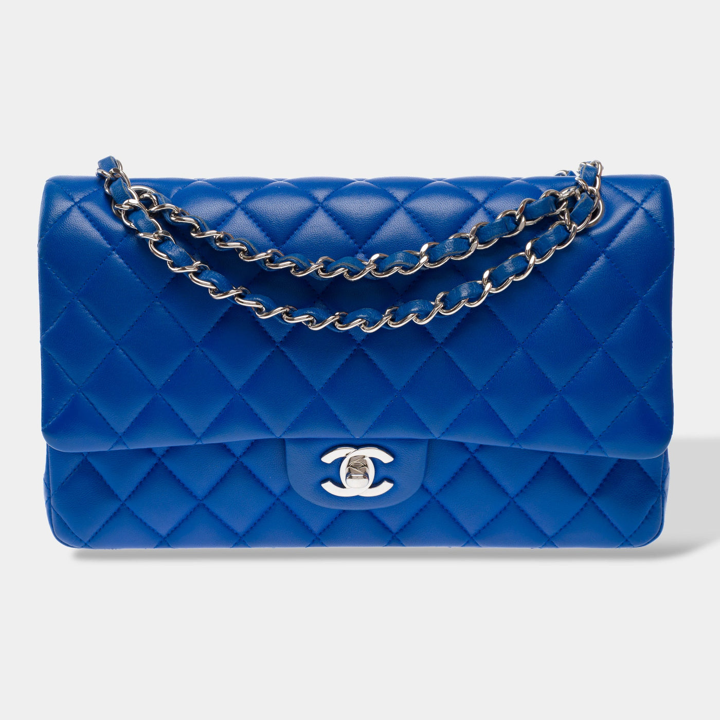 Sac Chanel Timeless-Classique En Cuir Bleu - 103333 Blue