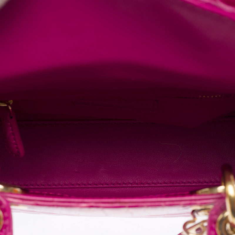 Sac Dior Lady En Crocodile Rose - 103491 Pink