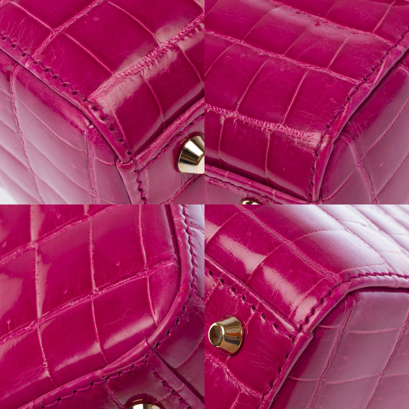 Sac Dior Lady En Crocodile Rose - 103491 Pink
