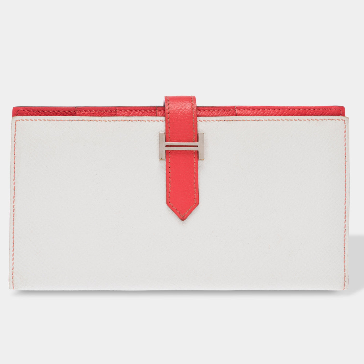 Accessoire Hermes Bearn En Cuir Blanc - 103545 White