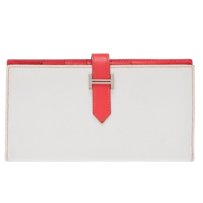 Accessoire Hermes Bearn En Cuir Blanc - 103545 White