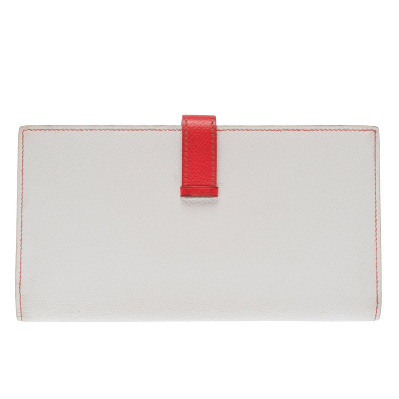 Accessoire Hermes Bearn En Cuir Blanc - 103545 White