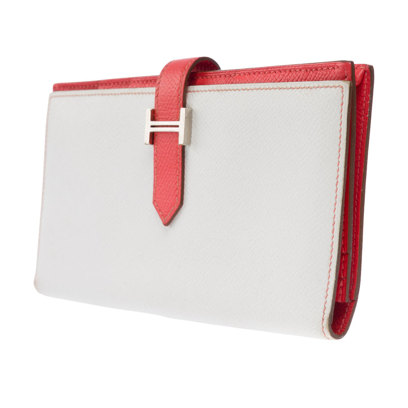 Accessoire Hermes Bearn En Cuir Blanc - 103545 White