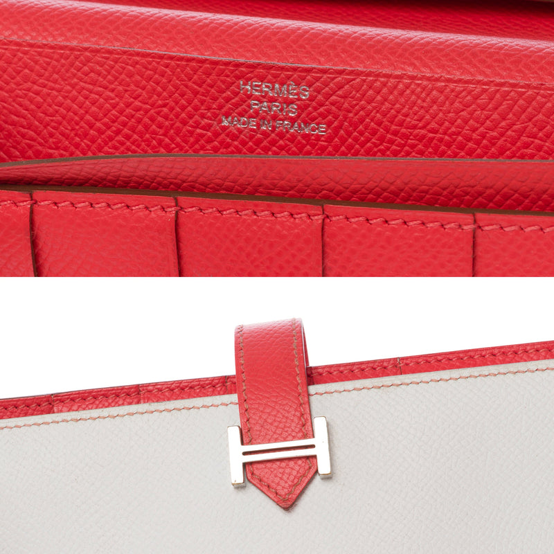 Accessoire Hermes Bearn En Cuir Blanc - 103545 White