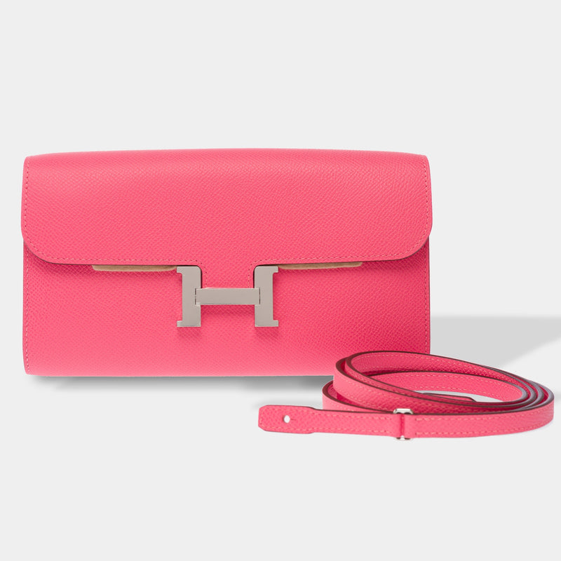 Sac Hermes Constance En Cuir Rose - 103527 Pink