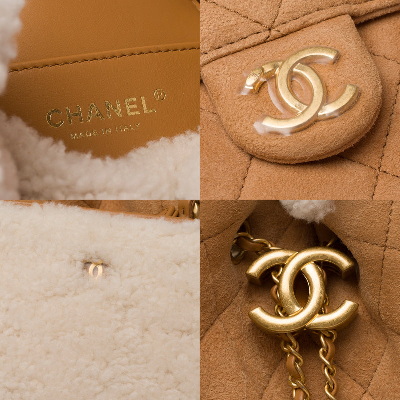 Sac Chanel En Suède Beige - 103532