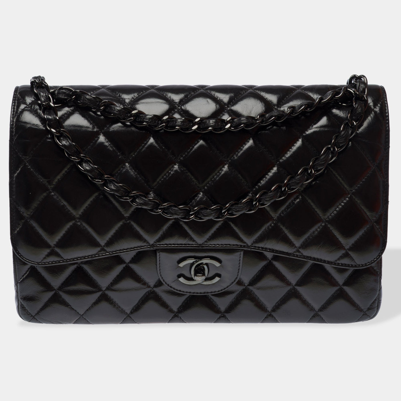 Sac Chanel Timeless-Classique En Cuir Noir - 103536 Black