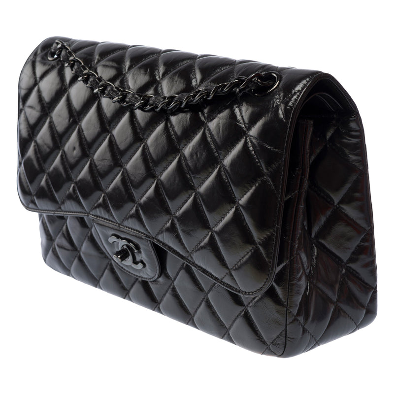 Sac Chanel Timeless-Classique En Cuir Noir - 103536 Black