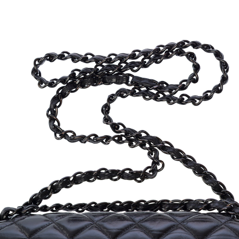 Sac Chanel Timeless-Classique En Cuir Noir - 103536 Black