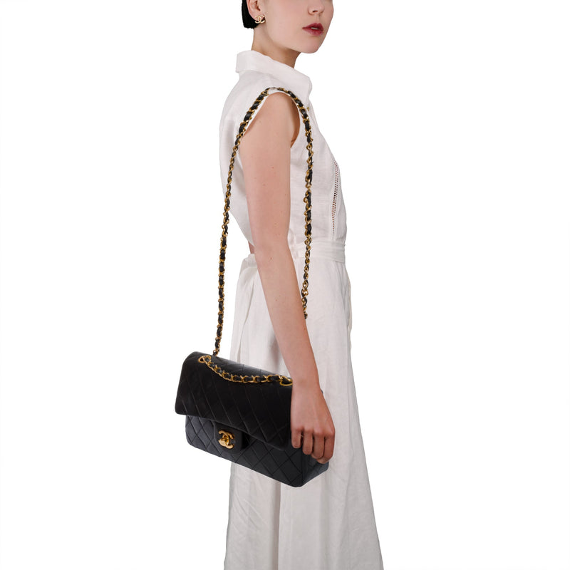 Sac Chanel Timeless-Classique En Cuir Noir - 103569 Black