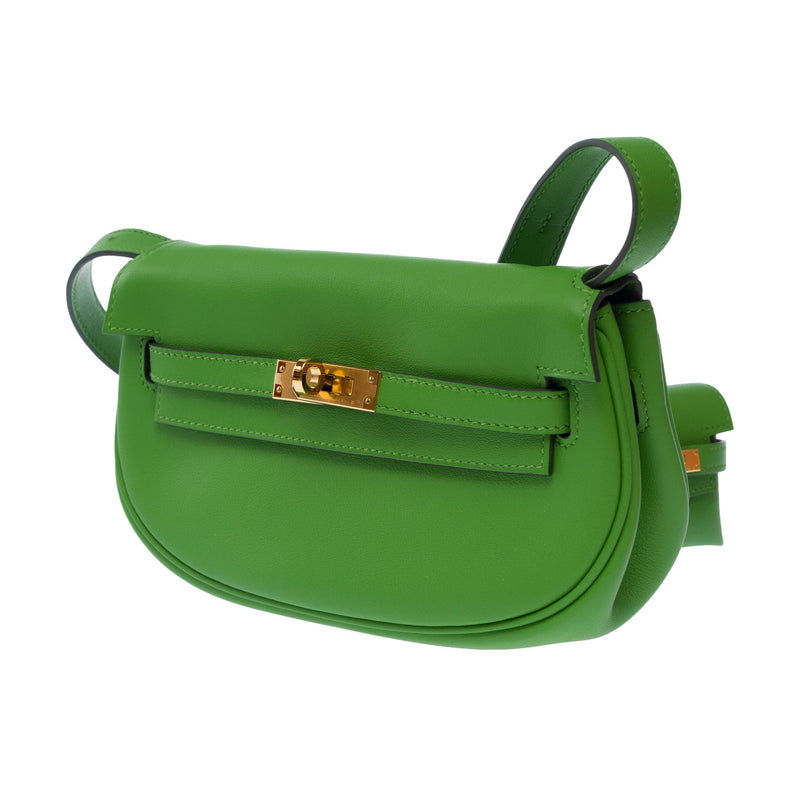Sac Hermes En Cuir Vert - 103623 Green