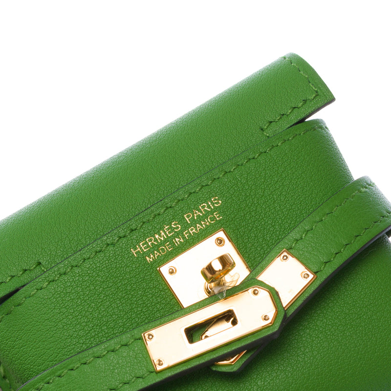 Sac Hermes En Cuir Vert - 103623 Green